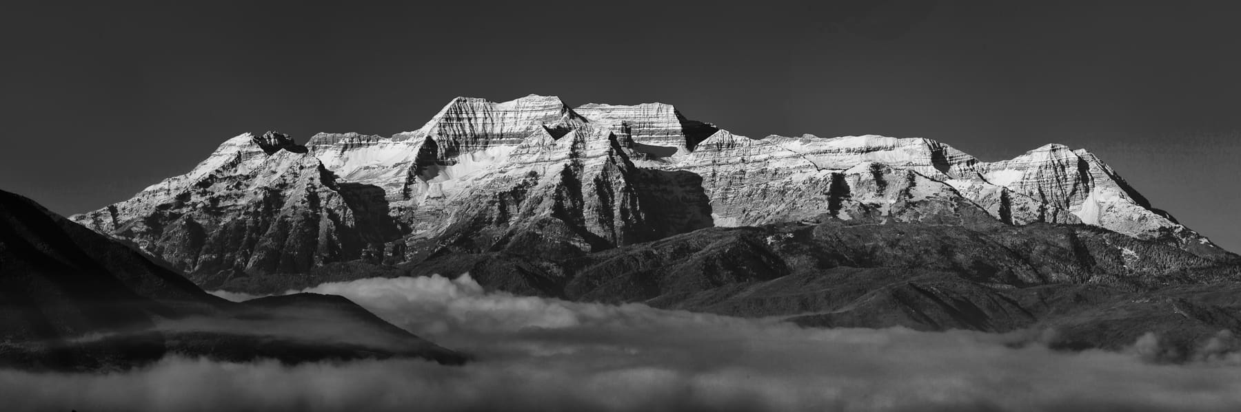 Timpanogos Back B&W 3.0